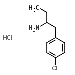 CAS 登录号：23292-08-2， 1-(4-氯苯基)丁烷-2-胺盐酸盐