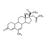 CAS#: 233233-71-1, (8xi,9xi,10xi,14xi,17alpha)-17-Acetyl-6-Methyl-3-Oxoestra-4,6-Dien-17-Yl Acetate