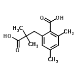 CAS#: 23342-29-2, 2-(2-Carboxy-2-Methylpropyl)-4,6-Dimethylbenzoic Acid