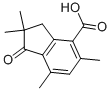 CAS#: 23342-32-7, 2,3-Dihydro-2,2,5,7-Tetramethyl-1-Oxo-1H-Indene-4-carboxylic Acid