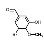 CAS#: 23354-30-5, 3-Bromo-5-Hydroxy-4-Methoxybenzaldehyde