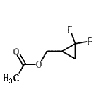 CAS 登录号：233584-55-9， (2,2-二氟环丙基)甲基乙酸酯