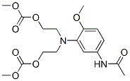 CAS 登录号：23422-31-3， 7-(5-乙酰氨基-2-甲氧基苯基)-3-氧代-2,4,10-三氧杂-7-氮杂十一烷-11-酸甲酯