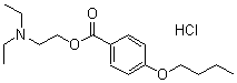 CAS 登录号:2350-32-5, 2-二乙基氨基乙基 4-丁氧基苯甲酸酯盐酸盐