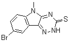 CAS#: 23563-33-9, 8-Bromo-5-Methyl-2,5-Dihydro-3H-[1,2,4]Triazino[5,6-b]Indole-3-Thione