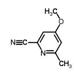 CAS 登录号：235742-74-2， 4-甲氧基-6-甲基-2-吡啶甲腈