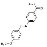 CAS#: 23596-02-3, 1-{4-[(E)-(4-Methoxybenzylidene)Amino]Phenyl}Ethanone