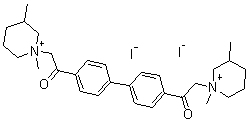 CAS#: 23617-25-6, 2-(1,3-Dimethyl-3,4,5,6-tetrahydro-2H-pyridin-1-yl)-1-[4-[4-[2-(1,3-dimethyl-3,4,5,6-tetrahydro-2H-pyridin-1-yl)acetyl]phenyl]phenyl]ethanone diiodide