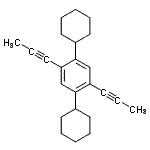 CAS#: 236407-27-5, 1,4-Dicyclohexyl-2,5-Di(1-Propyn-1-Yl)Benzene