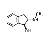 CAS 登录号：23671-90-1， (1S,2S)-2-(甲基氨基)-1-茚满醇