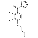 CAS#: 236735-89-0, [2,3-Dichloro-4-(3-Hydroxypropoxy)Phenyl](2-Thienyl)Methanone