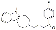 CAS#: 23712-07-4, 1-(4-Fluorophenyl)-4-(1,4,5,6-Tetrahydroazepino[4,5-b]Indol-3(2H)-Yl)-1-Butanone