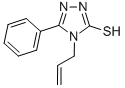 CAS 登录号：23714-53-6， 4-烯丙基-5-苯基-4H-[1,2,4]三唑-3-硫醇