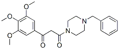 CAS#: 23776-23-0, 1-Benzyl-4-[1,3-Dioxo-3-(3,4,5-Trimethoxyphenyl)Propyl]Piperazine