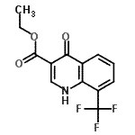 CAS 登录号：238403-53-7， 乙基4-羟基-8-(三氟甲基)-3-喹啉羧酸酯