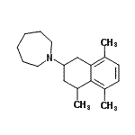 CAS#: 23853-67-0, 1-(4,5,8-Trimethyl-1,2,3,4-Tetrahydro-2-Naphthalenyl)Azepane