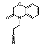 CAS#: 23866-12-8, 3-(3-Oxo-2,3-Dihydro-4H-1,4-Benzoxazin-4-Yl)Propanenitrile