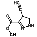 CAS#: 2387-31-7, Methyl 4-Ethynyl-4,5-Dihydro-1H-Pyrazole-3-Carboxylate