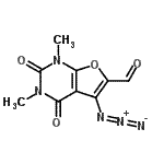 CAS#: 238753-41-8, 5-Azido-1,3-Dimethyl-2,4-Dioxo-1,2,3,4-Tetrahydrofuro[2,3-d]Pyrimidine-6-Carbaldehyde