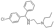 CAS#: 23892-36-6, N'-[alpha-(4-Chlorophenyl)Benzyl]-N,N-Dipropylethylenediamine
