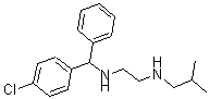 CAS#: 23892-44-6, N-[alpha-(4-Chlorophenyl)Benzyl]-N'-Isobutylethylenediamine