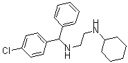 CAS#: 23892-45-7, N-[alpha-(4-Chlorophenyl)Benzyl]-N'-Cyclohexylethylenediamine