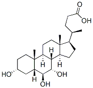 CAS#: 2393-58-0, (3a,5b,6b,7a)-3,6,7-Trihydroxy-Cholan-24-oic acid
