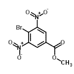 CAS 登录号：23938-86-5， 甲基4-溴-3,5-二硝基苯甲酸酯