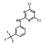 CAS#: 2394-87-8, 4,6-Dichloro-N-[3-(Trifluoromethyl)Phenyl]-1,3,5-Triazin-2-Amine