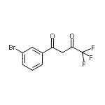CAS 登录号：23975-64-6， 1-(3-溴苯基)-4,4,4-三氟-1,3-丁烷二酮