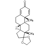 CAS#: 2398-63-2, (8R,9S,10R,13S,14S)-10,13-Dimethyl-7,8,9,10,11,12,13,14,15,16-Decahydrospiro[Cyclopenta[a]Phenanthrene-17,2'-[1,3]Dioxolan]-3(6H)-One