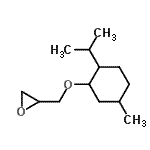 CAS 登录号：2399-56-6， 2-[(2-异丙基-5-甲基-环己氧基)甲基]环氧乙烷