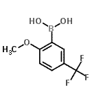 CAS 登录号：240139-82-6， [2-甲氧基-5-(三氟甲基)苯基]硼酸