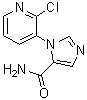 CAS 登录号：240815-48-9， 1-(2-氯-3-吡啶基)-1H-咪唑-5-甲酰胺