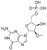 CAS 登录号:24121-01-5, 2'-O-甲基鸟苷 5'-单磷酸酯