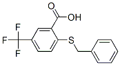 CAS 登录号：24156-14-7， 2-苄基硫基-5-(三氟甲基)苯甲酸