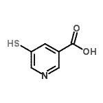 CAS#: 24242-21-5, 5-Sulfanylnicotinic Acid