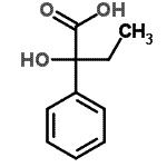 CAS#: 24256-91-5, 2-Hydroxy-2-Phenylbutanoic Acid
