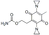CAS 登录号：24279-90-1， 2,5-二(1-氮丙啶基)-3-(2-氨基甲酰氧基乙基)-6-甲基对苯醌