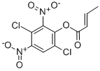 CAS 登录号:24291-70-1, 3,6-二氯-2,4-二硝基苯基巴豆酸酯
