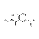 CAS 登录号：24310-43-8， 3-(氯甲基)-6-硝基-1,2,3-苯并三嗪-4(3H)-酮