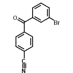 CAS 登录号：243137-97-5， 4-(3-溴苯甲酰基)苯甲腈