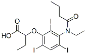 CAS 登录号：24340-26-9， 2-[3-(N-乙基丁酰氨基)-2,4,6-三碘苯氧基]丁酸
