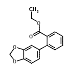 CAS#: 24351-53-9, Ethyl 2-(1,3-Benzodioxol-5-Yl)Benzoate
