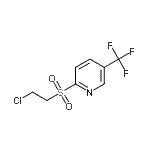 CAS 登录号：243643-97-2， 2-[(2-氯乙基)磺酰基]-5-(三氟甲基)吡啶