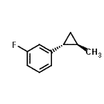 CAS#: 243665-07-8, 1-Fluoro-3-[(1R,2R)-2-Methylcyclopropyl]Benzene