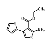 CAS 登录号：243669-48-9， 乙基5'-氨基-2,3'-联噻吩-4'-羧酸酯