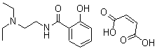 CAS 登录号：24381-55-3， N-(2-(二乙基氨基)乙基)-水杨酰胺马来酸盐