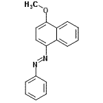 CAS 登录号：24390-69-0， (E)-1-(4-甲氧基-1-萘基)-2-苯偶氮