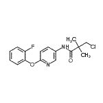 CAS#: 243963-22-6, 3-Chloro-N-[6-(2-Fluorophenoxy)-3-Pyridinyl]-2,2-Dimethylpropanamide